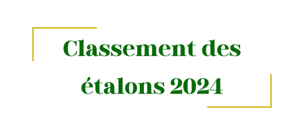 Photo Classement des étalons 2024